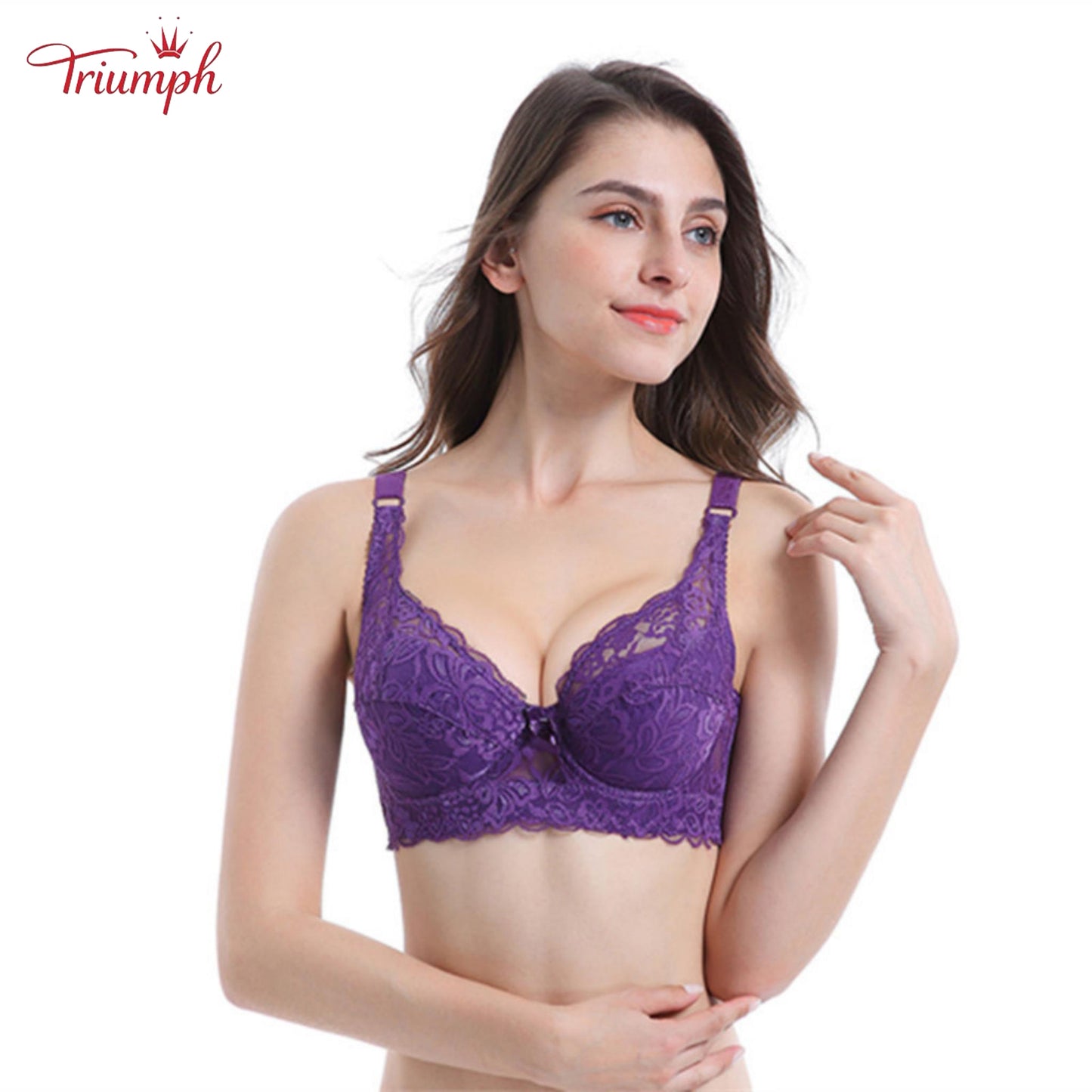 Triumph - Free Shipping, 3-Pack Lace Push-Up Bra, Soft and Comfortable.