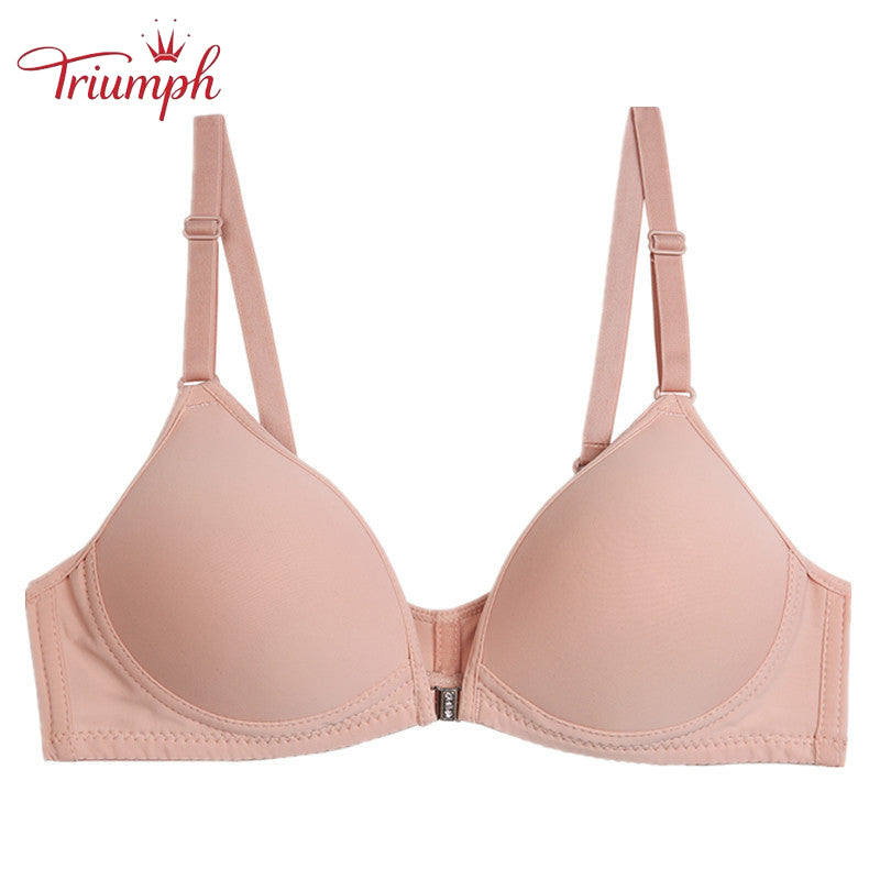 Triumph-Bra 3 Pack,Free shipping,Front Button Bra,No Underwire Bra,Sexy, Comfortable,Traceless,Push Up