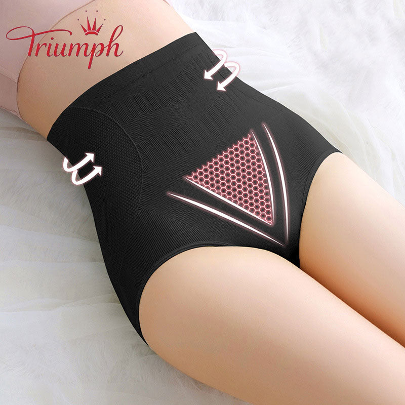 Triumph-Free shipping,5 Pack Women's Shapers Thermal Underwear Tummy Control Body Shaper Under Dress Graphene Mid Waist Extra Firm Underwear Sexy Panties