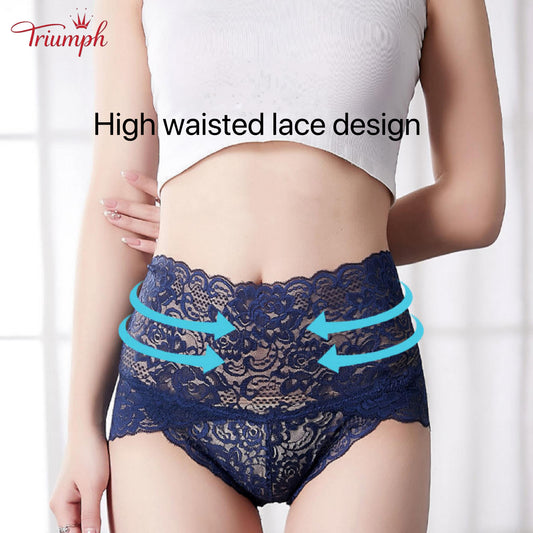 Triumph - 4-Pack Sexy Lace Panties,Free Shipping,Popular Lace,Luxury,Suitable For 40-110KG