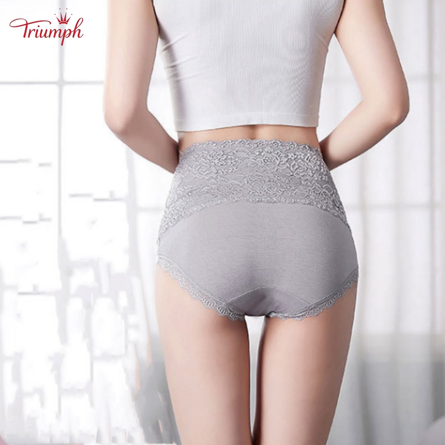 Triumph - Free Shipping. High Quality Lace Panties, Pack of 4. Comfortable and Soft