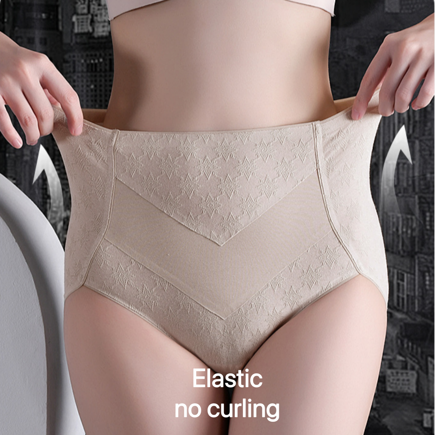 Triumph - 4-Pack Of Premium Cotton High Waisted Briefs With Cute Star Print, Free Shipping