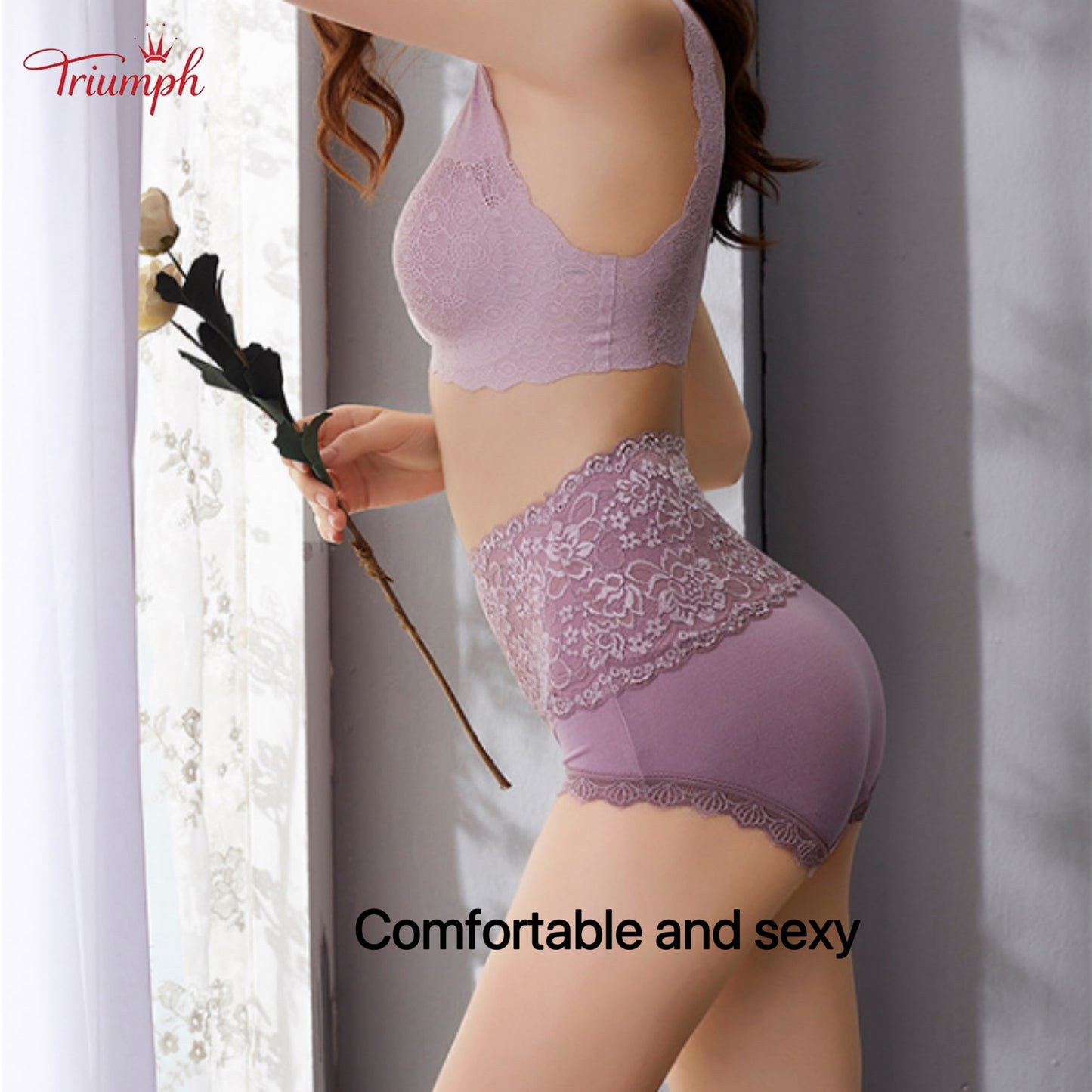 Triumph - Free Shipping. High Quality Lace Panties, Pack of 4. Comfortable and Soft