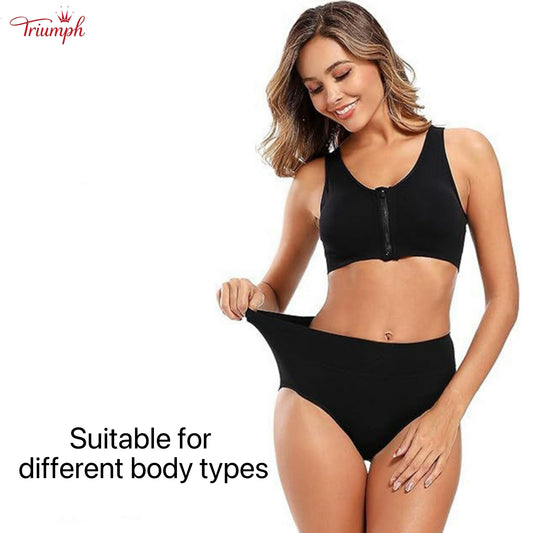 Triumph - 4-Pack Cotton Briefs. Free Shipping. Tightens Tummy. Butt Lift