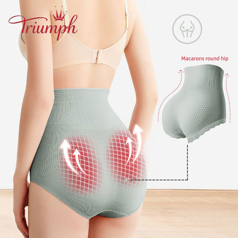 Triumph-Free shipping,5 Pack Women's Shapers Thermal Underwear Tummy Control Body Shaper Under Dress Graphene Mid Waist Extra Firm Underwear Sexy Panties