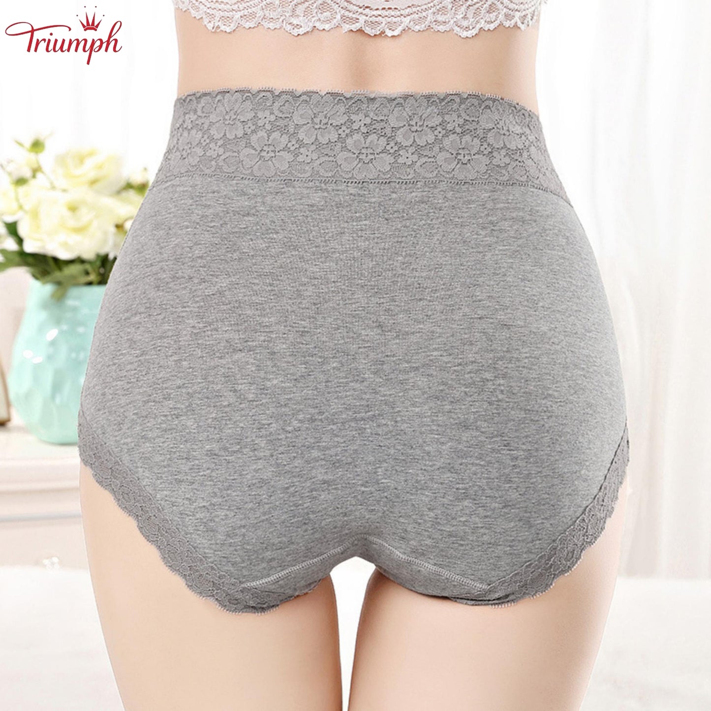 Triumph - 4 Piece Lace Panties Set,Free Shipping,Suitable for 45-90 KG