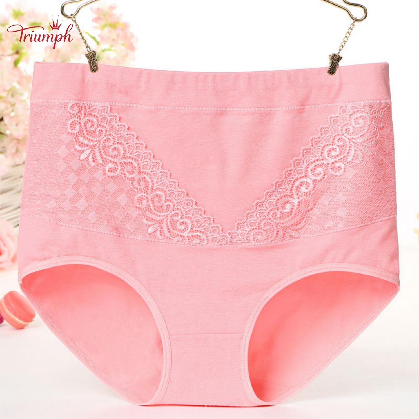 Triumph - 4-Pack Cotton Briefs. Free Shipping. Tightens Tummy. Butt Lift