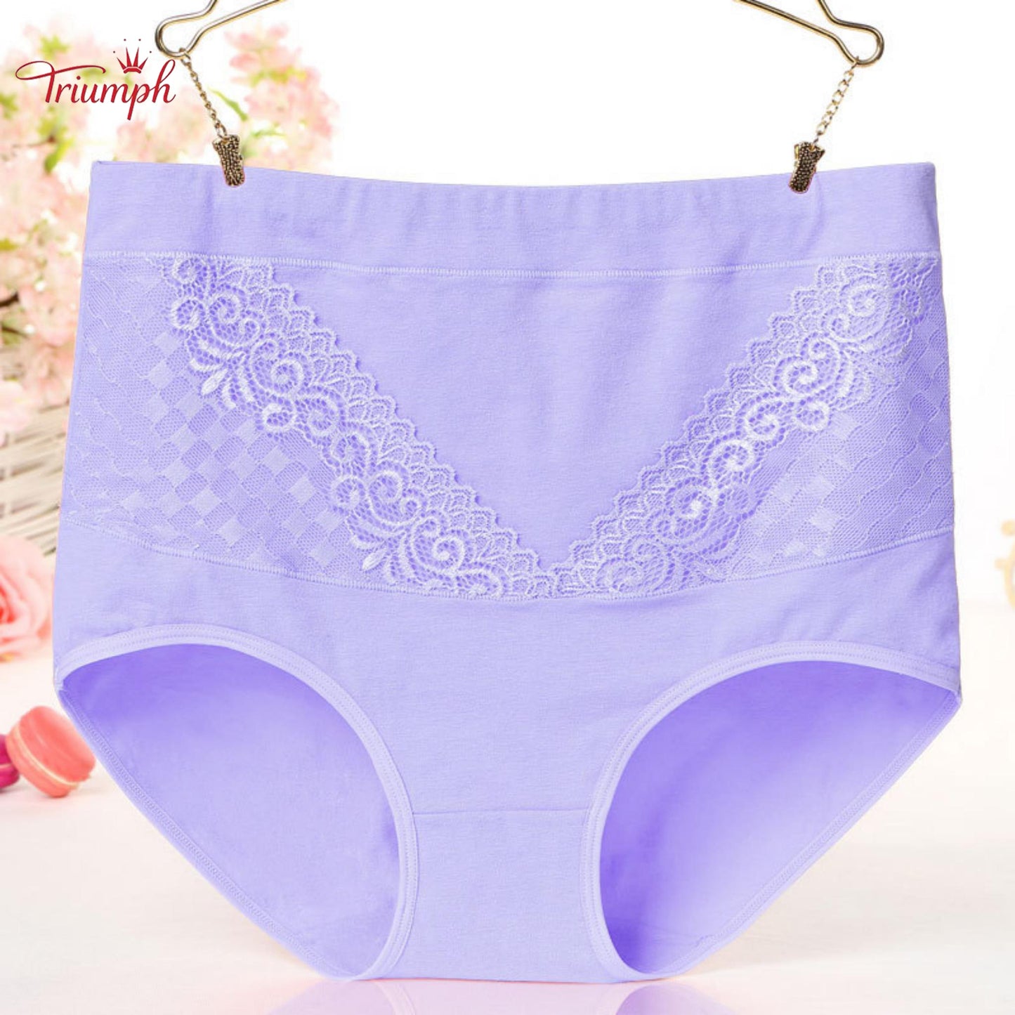 Triumph - 4-Pack Cotton Briefs. Free Shipping. Tightens Tummy. Butt Lift