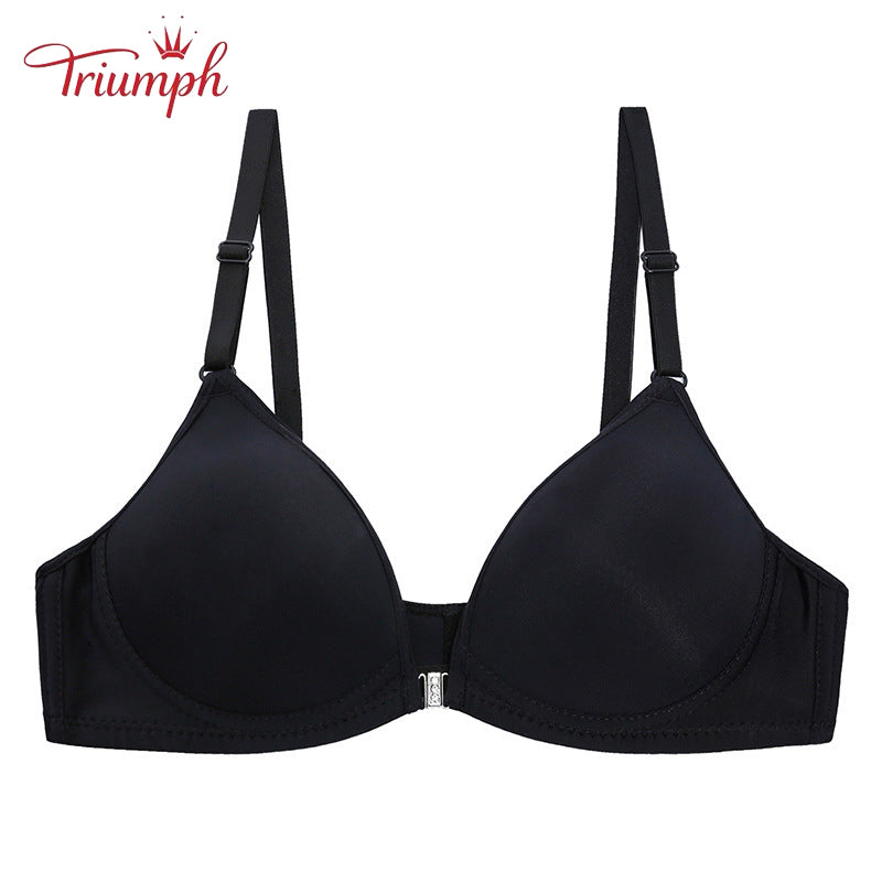 Triumph-Bra 3 Pack,Free shipping,Front Button Bra,No Underwire Bra,Sexy, Comfortable,Traceless,Push Up