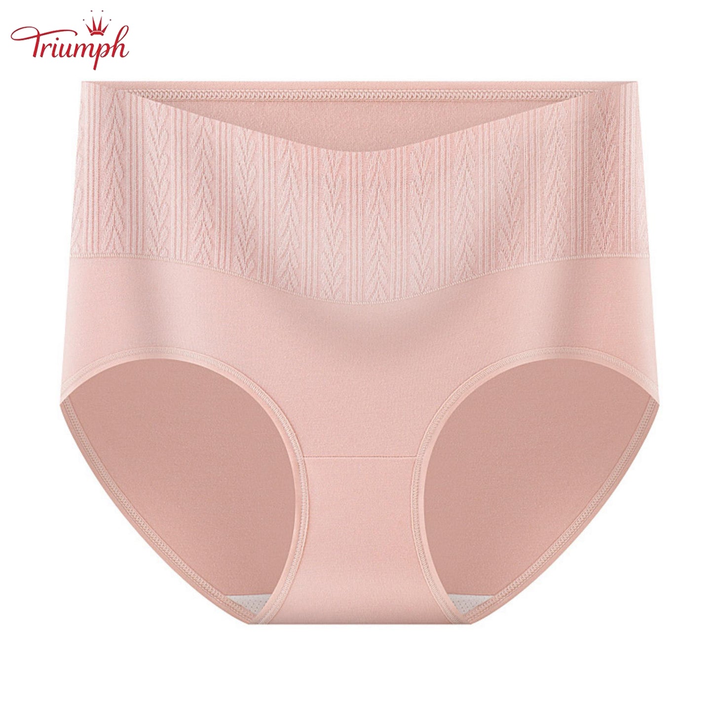 Triumph - Set of 4 Cotton Panties, Tummy Control, Assorted Colors, Free Shipping