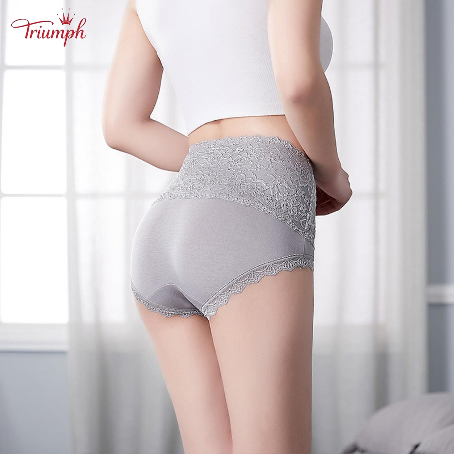 Triumph - Free Shipping. High Quality Lace Panties, Pack of 4. Comfortable and Soft