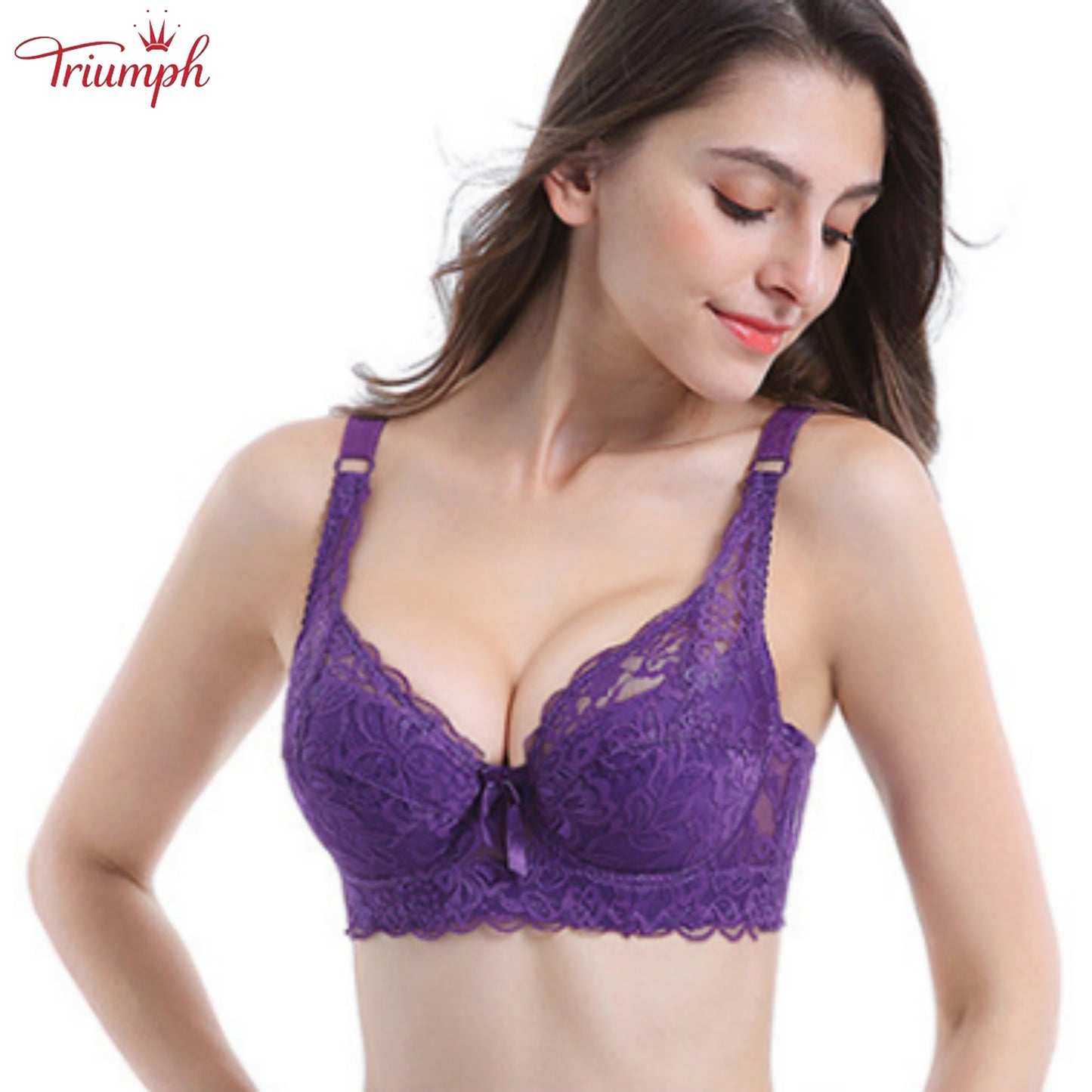 Triumph - Free Shipping, 3-Pack Lace Push-Up Bra, Soft and Comfortable.