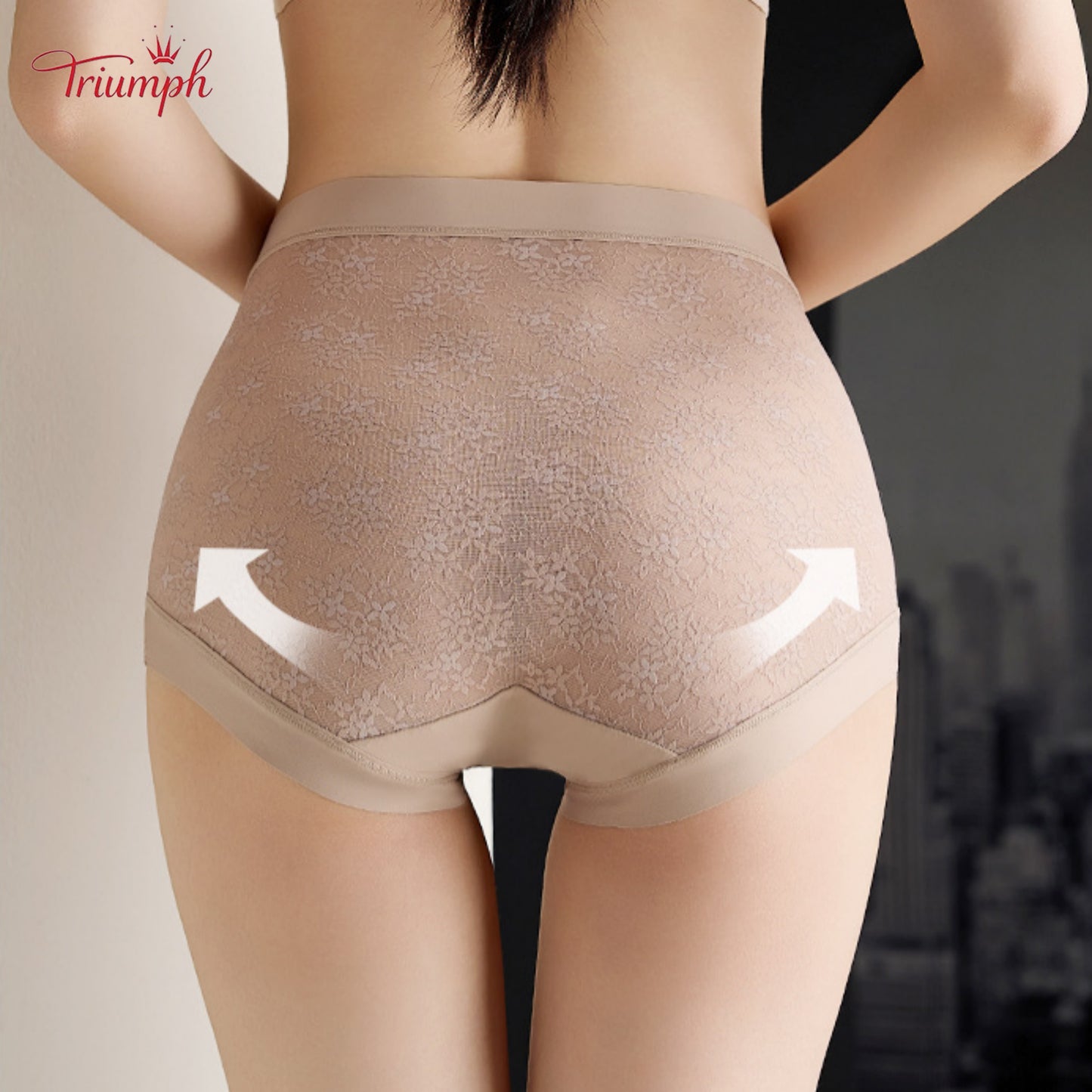 Triumph - Free Shipping. Set Of 4. High Quality Lace High Waisted Briefs