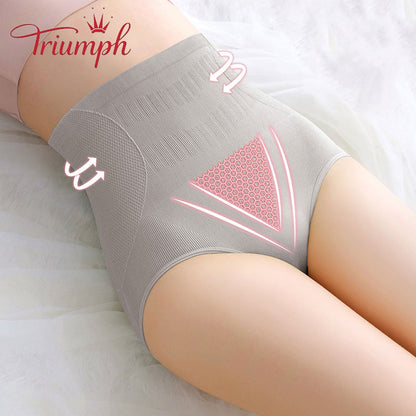 Triumph-Free shipping，5 Pack Women's Shapers Thermal Underwear Tummy Control Body Shaper Under Dress Graphene Mid Waist Extra Firm Underwear Sexy Panties