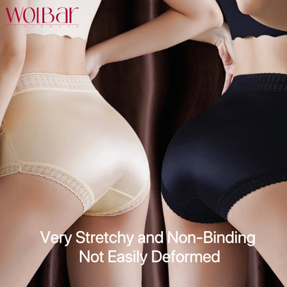 WolBar  Women's Lace Panties - Set Of 4，Cotton Lining，45-90kg and Above，Free Shipping
