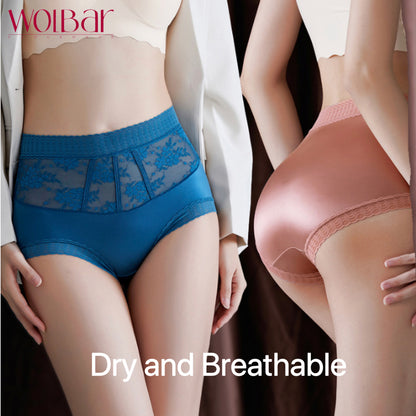 WolBar  Women's Lace Panties - Set Of 4，Cotton Lining，45-90kg and Above，Free Shipping