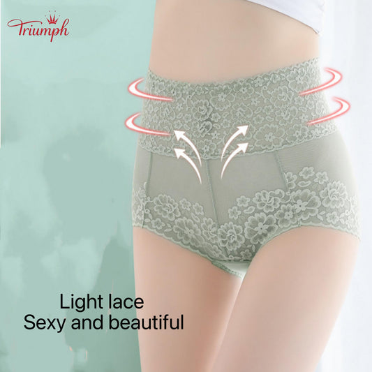 Triumph - Pack of 4 Sexy Lace Panties，Popular Lace，High Quality，Free Shipping，Suitable For 40-120KG