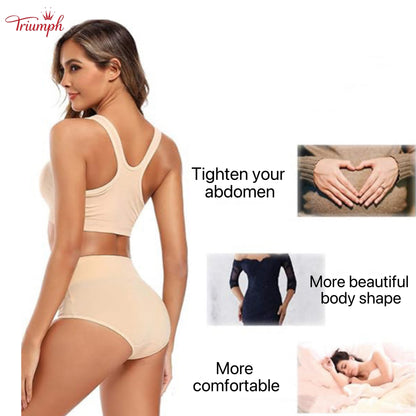 Triumph - 4-Pack Cotton Briefs. Free Shipping. Tightens Tummy. Butt Lift