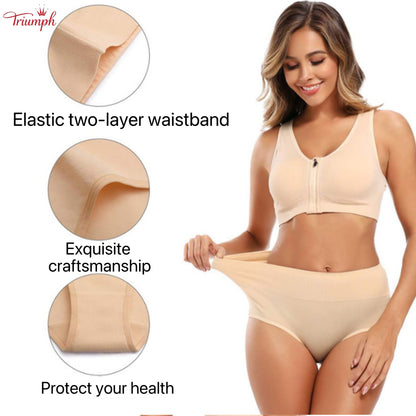 Triumph - 4-Pack Cotton Briefs. Free Shipping. Tightens Tummy. Butt Lift