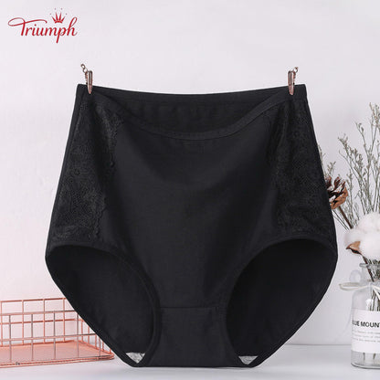 Triumph - 4-Pack Cotton High-Waisted Briefs，Free Shipping. Tightens Tummy. Butt Lift