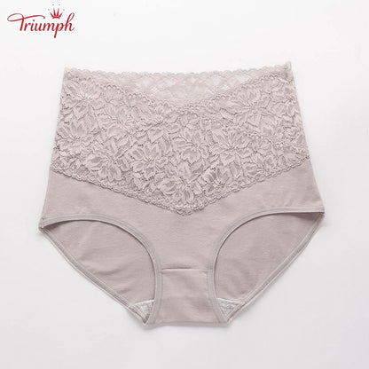 Triumph - Free Shipping，4-pack V-Shaped High-Waisted Lace Panties，Comfortable, Soft