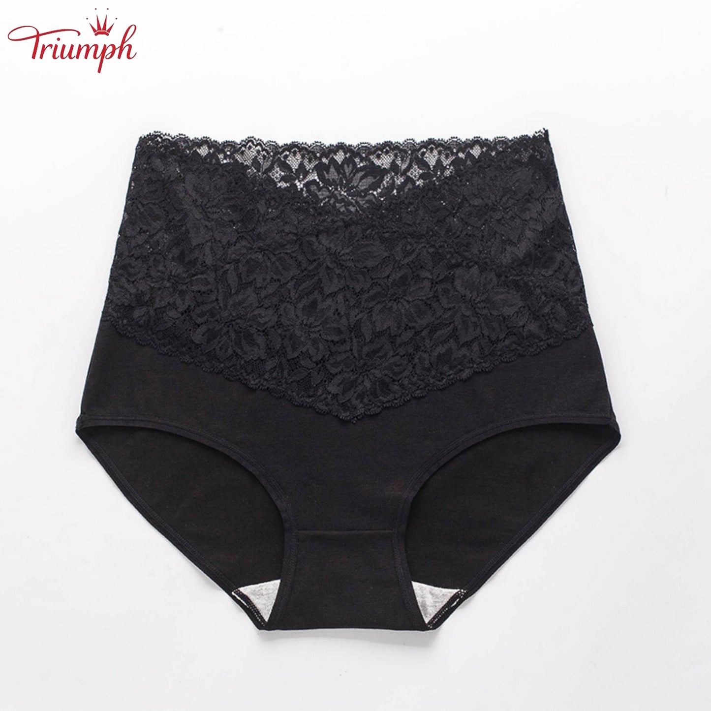 Triumph - Free Shipping，4-pack V-Shaped High-Waisted Lace Panties，Comfortable, Soft