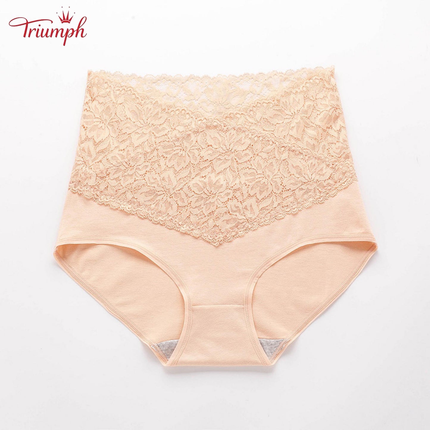 Triumph - Free Shipping，4-pack V-Shaped High-Waisted Lace Panties，Comfortable, Soft