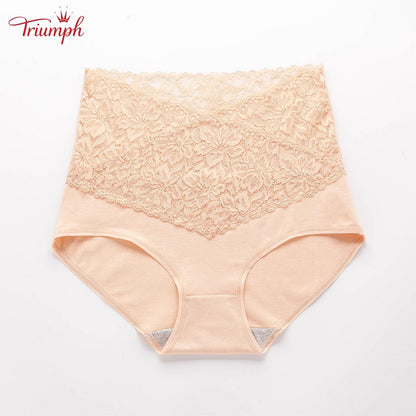 Triumph - Free Shipping，4-pack V-Shaped High-Waisted Lace Panties，Comfortable, Soft