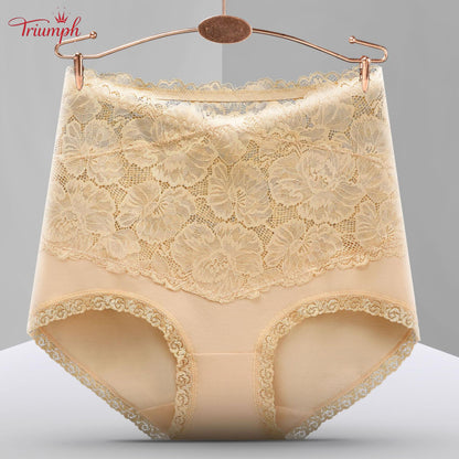 Triumph - Free Shipping. Set of 4. High Waisted, High Quality Lace Briefs. Comfortable and Soft