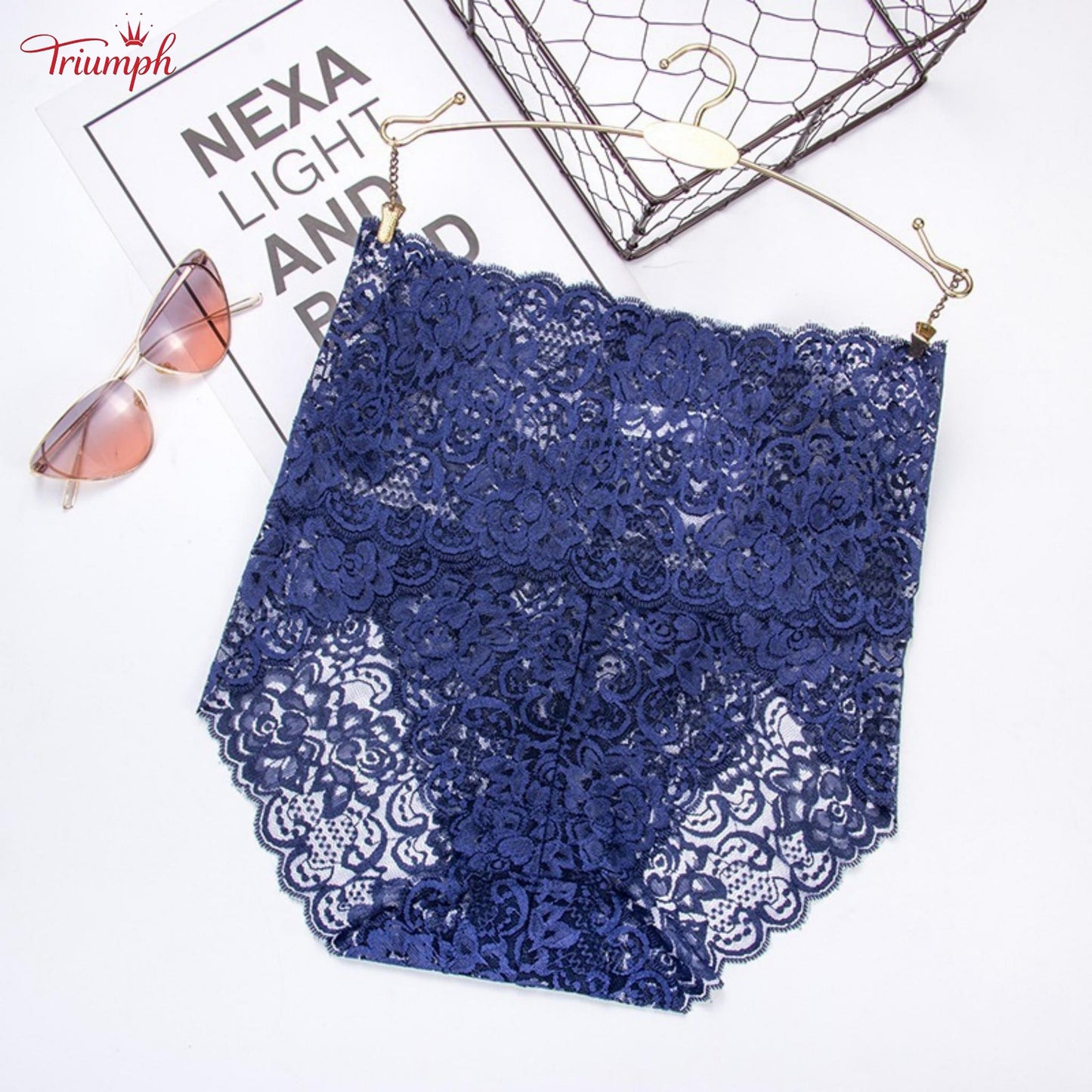 Triumph - 4-Pack Sexy Lace Panties，Free Shipping，Popular Lace，Luxury，Suitable For 40-110KG