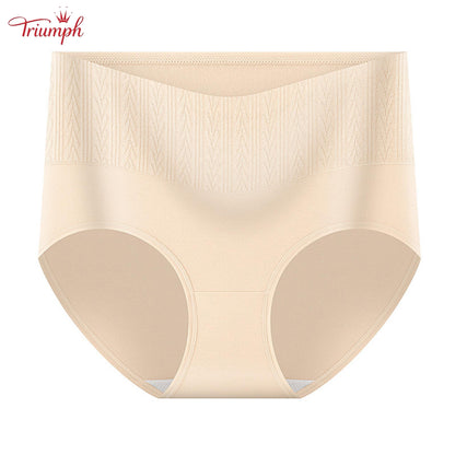 Triumph - Set of 4 Cotton Panties, Tummy Control, Assorted Colors, Free Shipping