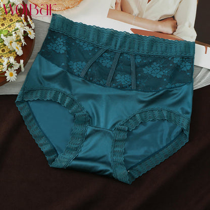 WolBar  Women's Lace Panties - Set Of 4，Cotton Lining，45-90kg and Above，Free Shipping