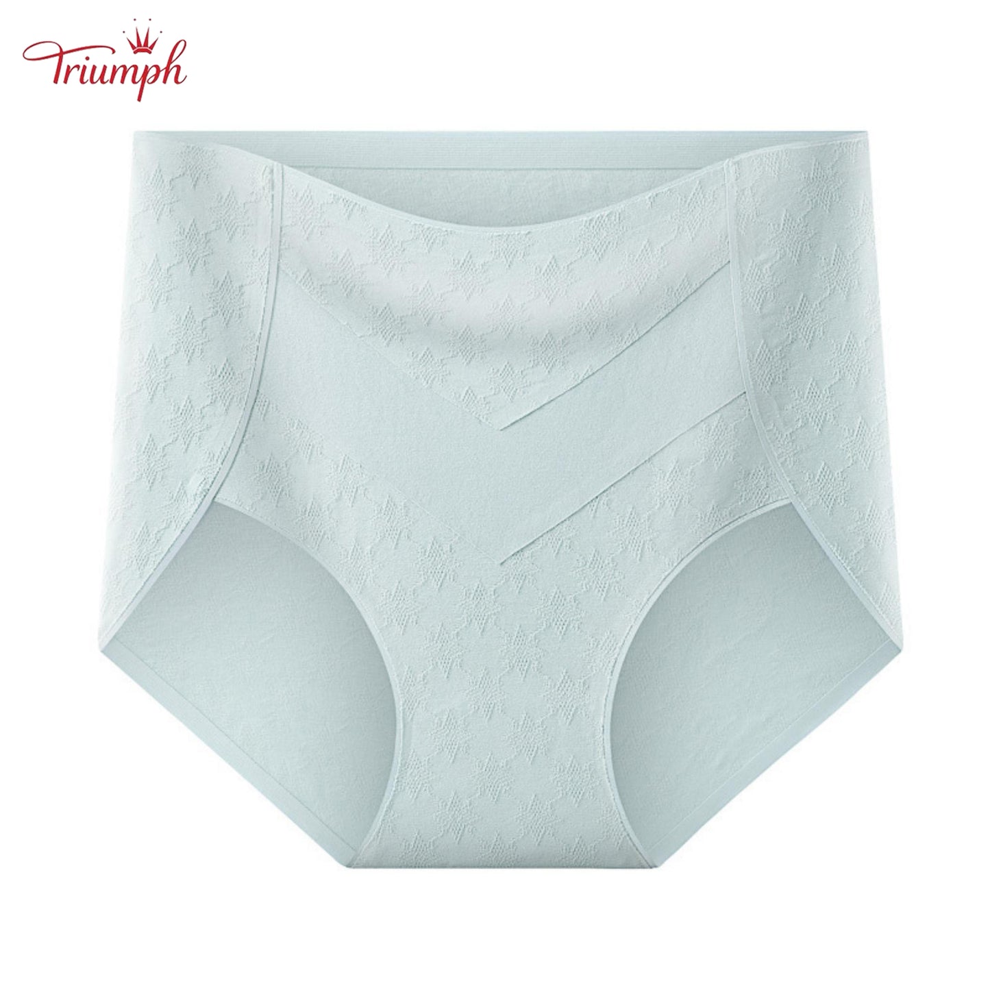 Triumph - 4-Pack Of Premium Cotton High Waisted Briefs With Cute Star Print, Free Shipping
