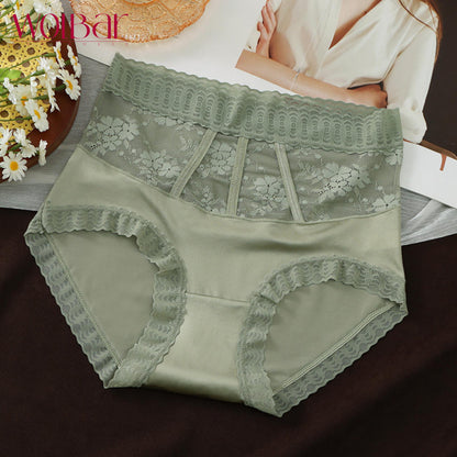 WolBar  Women's Lace Panties - Set Of 4，Cotton Lining，45-90kg and Above，Free Shipping