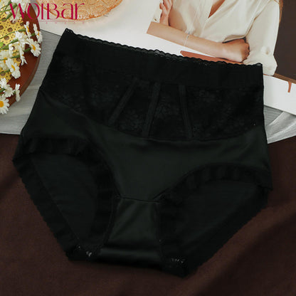 WolBar  Women's Lace Panties - Set Of 4，Cotton Lining，45-90kg and Above，Free Shipping