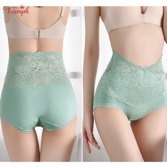 Triumph - Free Shipping. Set of 4. High Waisted, High Quality Lace Briefs. Comfortable and Soft