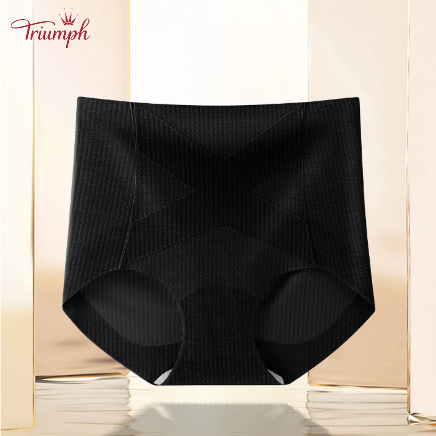 Triumph - Set of 4 Cotton Panties, Tummy Control, Assorted Colors, Free Shipping