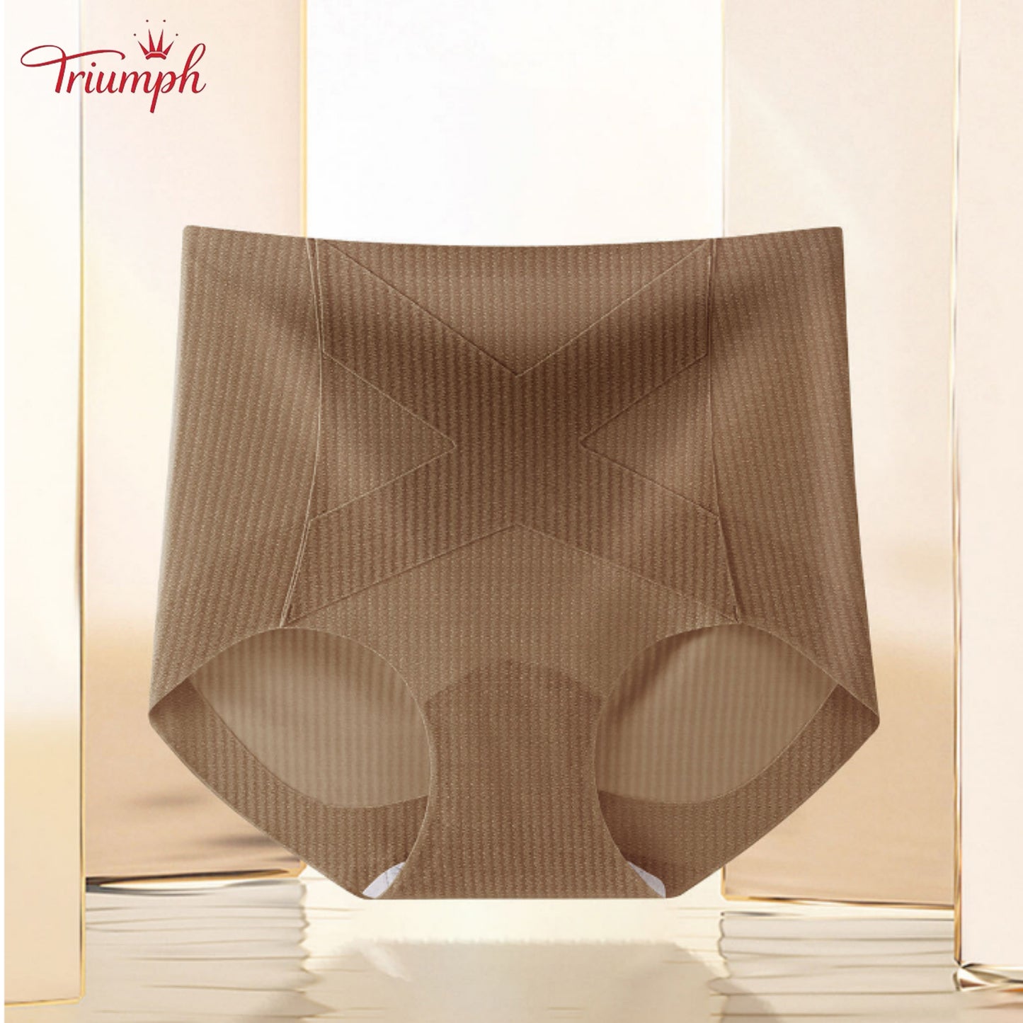 Triumph - Set of 4 Cotton Panties, Tummy Control, Assorted Colors, Free Shipping