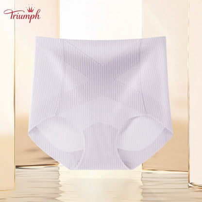 Triumph - Set of 4 Cotton Panties, Tummy Control, Assorted Colors, Free Shipping