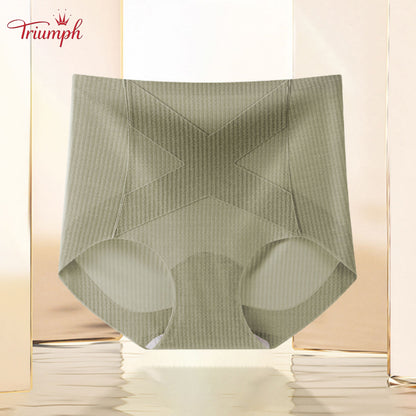 Triumph - Set of 4 Cotton Panties, Tummy Control, Assorted Colors, Free Shipping